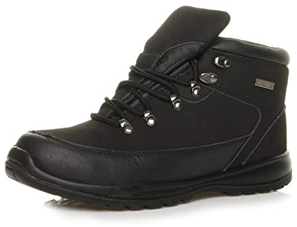 AJVANI low heel lace up steel midsole toe cap work safety ankle boots size 10 44