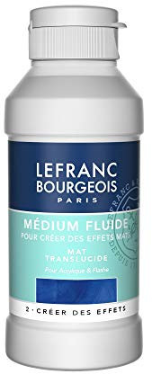 Lefranc Bourgeois 300670 LB Mattes Flüssiges Medium 250ml Malmittel, Transparent, 250 ml (1er Pack)