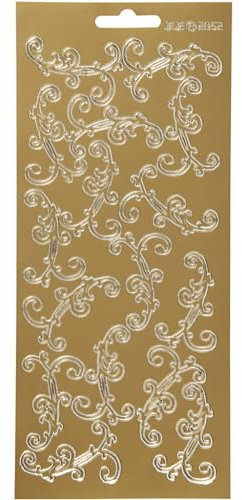 Creativ 170121 Aufkleber, gold, Einheitsgröße