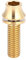 Water Bottle Cage Bicycle Titanium Alloy Water Bottle Cage Screw M5x12/16mm with Washer(M5×16-Gold)