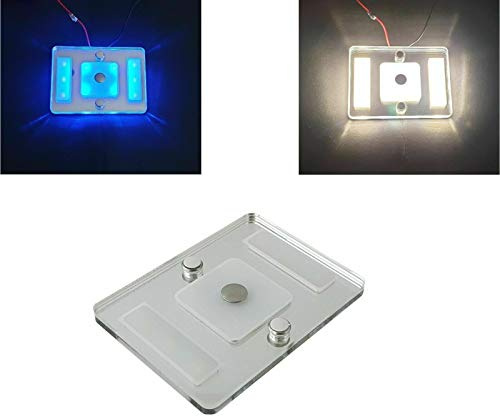Marvix LED-Strahler, 12 V / 24 V, dimmbar, Tag-/Nacht-Touch-Schalter, 4 W, Deckenlampe für Wohnmobil, Campingwagen, Wohnwagen und Boot