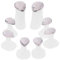 J Shop 8PCS Toe Silicone Separator Nail Art DIY Tool Pedicure Flower Water Drop Crystal Diamond Pearl Separator Tools for Foot Care (Water droplets)