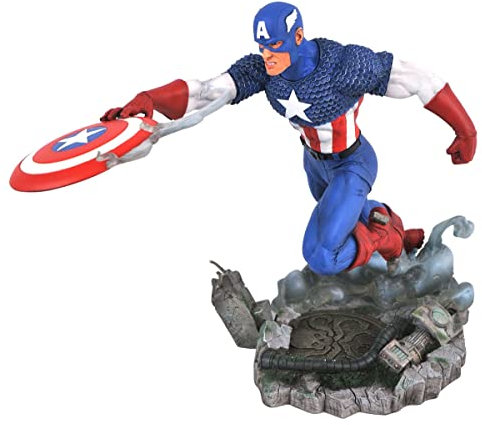 Diamond Select Toys Select Toys Marvel Gallery - VS. Captain America PVC Statue (JAN211967) Mehrfarbig One Size