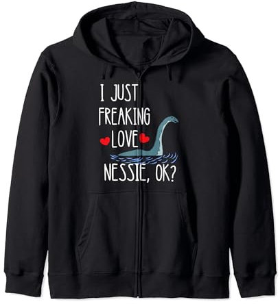 Nessie Loch Ness Créature de mer Monstre Sweat à Capuche
