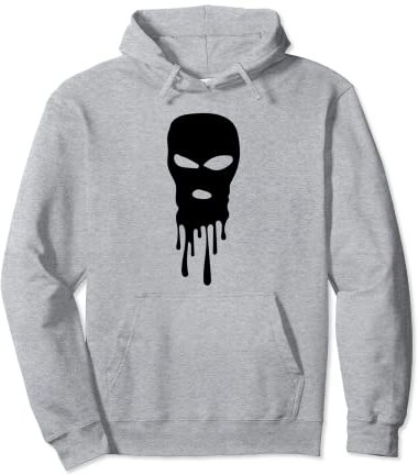 Skimaske Sturmhaube Bandit Maske Räuber Maske Hip Hop Rap Pullover Hoodie