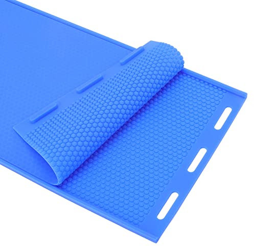 2 Pièces Silicone Feuille de Cire d'abeille Bricolage Moule Cire d'abeille Embosseur Machine Accessoires Doux Presse Feuille Moule Outils Apiculture Fournitures