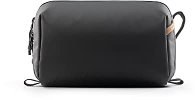 PGYTECH Wash Pouch Trousse de Toilette à Suspendre, Trousse de Toilette Homme Voyage, Trousse Maquillage pour Articles de Toilette et Cosmétiques, Noir