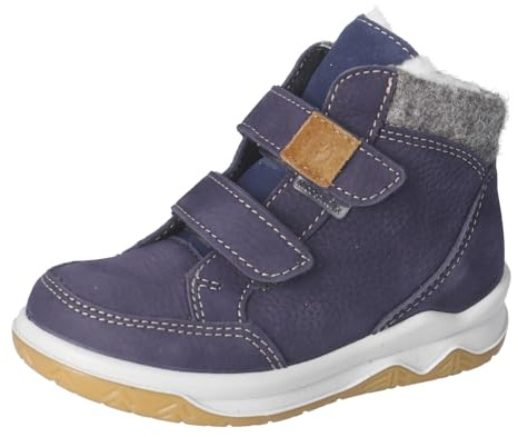 RICOSTA Jungen Stiefel LUAN, Kinder Boots, Weite: Mittel, lose Einlage, RicostaTEX, wasserdicht, klettstiefel, booties, see/grau (170), 25 EU