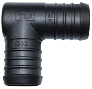1, 2, 3, 5 oder 10 Stück Winkel Schlauchverbinder 32 mm PA GF30 Winkel Verbinder (3)