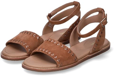 Clarks Women's Maritime May Sandal, Tan Suede, 5 UK