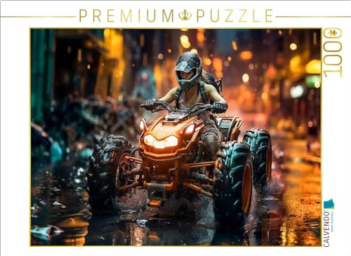 CALVENDO Puzzle Quad - grandioser Fahrspaß | 1000 Teile Lege-Größe 64 x 48 cm Foto-Puzzle für glückliche Stunden