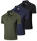 Gaiatiger 3er Pack Poloshirt Herren Männer Hemd Herren Kurzarm Leicht und Atmungsaktiv Sweatshirt Männer Golf Shirts(0427)-Black Navy Green-M