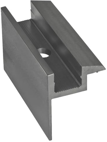doitBau - 20x PV-Endklemme 30mm in Silber | Befestigungen für Solarmodule | Solarmodul Halterung 30mm | Modulklemmen Solar | Endklemmen 30 mm Silber | Endklemme