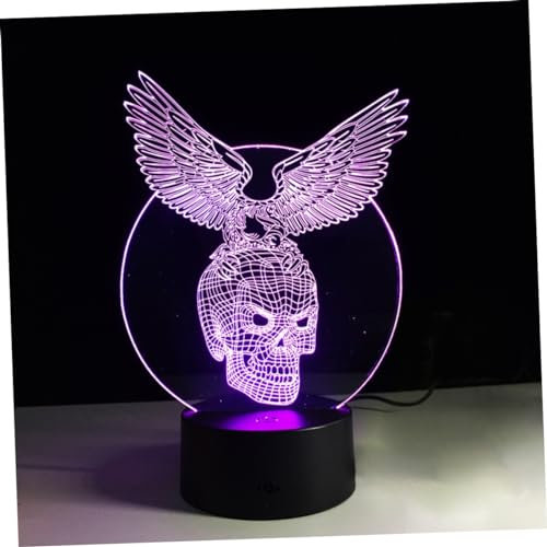 WOONEKY 3D-Lampenillusion lumae -Illusionslampen kinderzimmer lampen kinderzimmerlampe tablelamp lampewohnzimmer lamp desk LED-Illusionslampe optische Täuschungslampe Diashow