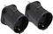 OcioDual Adaptateur Prise Anglaise, 2X Prise Anglaise Adaptateur Francais, Dubai, Irlande, Angleterre, Convertisseur de EU vers UK, Europe ver UK Adapter, 3 Broches vers 2 Broches, Noir