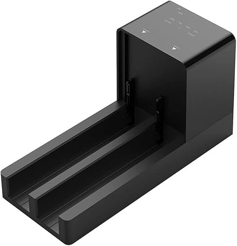 Ultra Slim Portable External Hard Drive, 2.5 3.5 Sata HDD Enclosure Docking Station Offline Clone Super Speed USB 3.0 Hard Drive Support 10Tb 2 Bay External Hard Drive