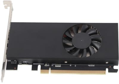 Brilluxa GTX 1650 D6 OC 4GB Graphics Card, GDDR6 128-bit, 1410MHz 1590MHz, PCI Express 4.0, High Performance GPU, Supports DP HDMI, Gaming & Multimedia PC Graphics Card