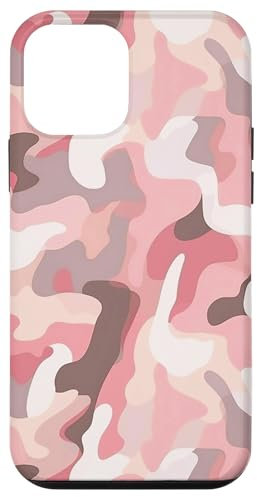 Case Cute Pink Camouflage Cover for Men Women Phone Hülle für iPhone 12 mini
