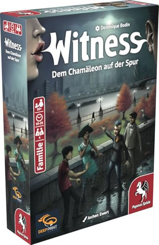 Pegasus Spiele Witness – Dem Chamäleon auf der Spur (Deep Print Games)