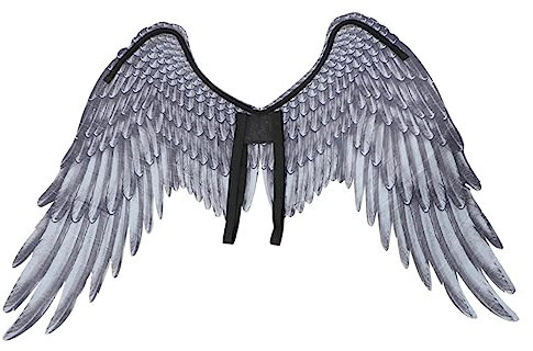 Holibanna 1pieza Disfraz De Ángel Negras Para Niñas Accesorio De Cosplay y Fiesta De Rendimiento Decoración Para Eventos y Proyectos Artísticos