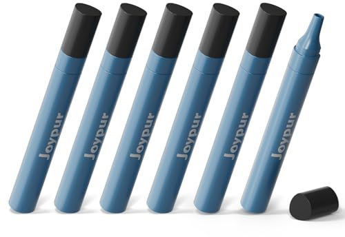 Joypur Paille Filtrante Survie - Paille Filtrante personnel avec capacité de filtration de 1000 L Filtre à eau potable Outdoor pour les urgences, etc. (Bleu * 6)