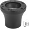Lenkrad -Radnaben -Adapter -Stecker 5/6 Loch Car Golfcart Lenkradbasis schwarzes Aluminium (A (black))