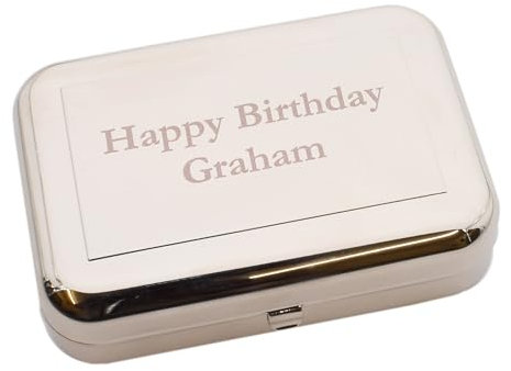 Personalised Engraved with Short Message Contact Lens Case Set