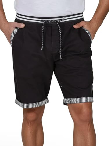 riverso Kurze Hosen Herren Stretch Regular Fit RIVAngelo Bermuda Shorts | Sommer Schwarz Beige Grau Blau Navy Grün S M L XL XXL 3XL 4XL 5XL