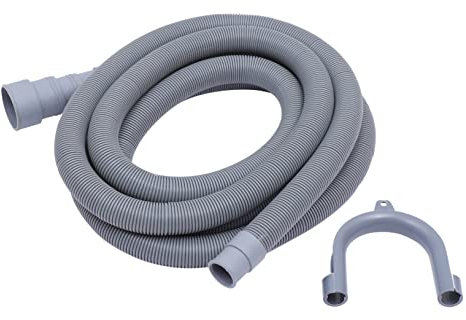 DOITOOL Extensión De Manguera De Drenaje De Lavadora 3m Para Mueble Lavadora Suave y Flexible Adecuado Para 20-38mm