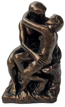 your castle Miniatur Der Kuss von Auguste Rodin – Hochwertige Replik in Geschenkbox (10 cm)