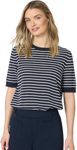 Street One Damen 3017637 Kurzarm Pullover mit Rundhals (1er Pack)