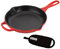 Le Creuset Cast Iron Skillet Pan and Handle Glove, 23 cm - Cerise