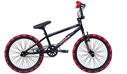 Frank Bikes 20 Zoll BMX Fahrrad Rad KINDERFAHRRAD 360° Rotor Freestyle Bike Rock SCHWARZ