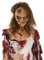Rubies Maschera zombie mezza faccia per adulti, Accessorio costume, Complemento, Taglia unica, Unisex, Morti viventi per Halloween, feste, cosplay