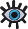 Evil Eye Embroidered Iron/Sew On Patch T Shirt Jeans Black Embroidery Badge