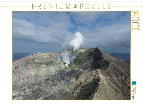 CALVENDO Puzzle Aktiver Vulkan auf White Island NZ | 1000 Teile Lege-Größe 64 x 48 cm Foto-Puzzle für glückliche Stunden
