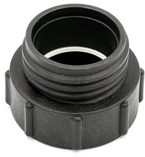 Stabilo-Sanitaer IBC Container Adapter Feingewinde/Grobgewinde 2 Zoll 60,3 mm S60x6 Kunststoff Tank Behälter