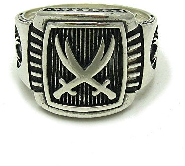 Sterling silber Herren Ring 925 Schwert Empress Größe 52-74