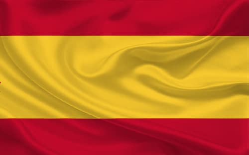 Durabol Bandera de España sin Escudo 150x90cm - Serigrafía Resistente a la UV, Colores Vivos para Decoración Interior y Exterior, Eventos Patrióticos y Deportivos