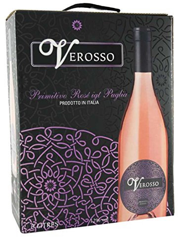 3x VEROSSO PRIMITIVO ROSÉ IGT PUGLIA BAG IN BOX 3L Incl. Goodie von Flensburger Handel
