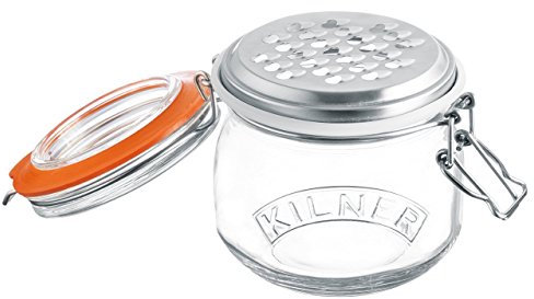 Kilner Set râpe à Fromage avec Bocal