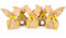 Logbuch-Verlag 10 gelbe Osterhasen Papiertüten mit Ohren Kraftpapier Tüte Ostern Deko Verpackung Osternest Geschenk 16,5 x 26 x 6,5 cm selber basteln