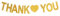 Andgo Thank You Papier Banner Girlande Hochzeit Geburtstag Party Dekoration