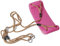 OTITU Columpio para Niños Outdoor Indoor Asiento De Columpio - Tabla De Columpio Columpio De Tabla para Niños para Columpiar, Columpio De Asiento Plano Columpio para Bebés Rosa