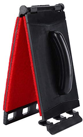 Gitarre Saiten Scrubber, Saitenreiniger Reinigungs- und Pflegewerkzeug Instrumentenzubehör für Gitarren-Bass(Rot)