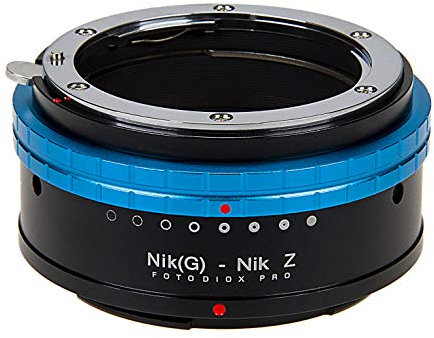 Fotodiox Pro Lens Mount Adapter Compatible with Nikon Nikkor F Mount G-Type D/SLR Lenses to Nikon Z-Mount Mirrorless Camera Bodies