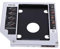 Unidad de disco duro de 9.5 mm Optical Bay Caddy 2.5Inch SATA-13Pin (6 + 7) Reemplazo de unidad óptica Adaptador de DVD óptico para computadora portátil con destornillador (segundo operativo)