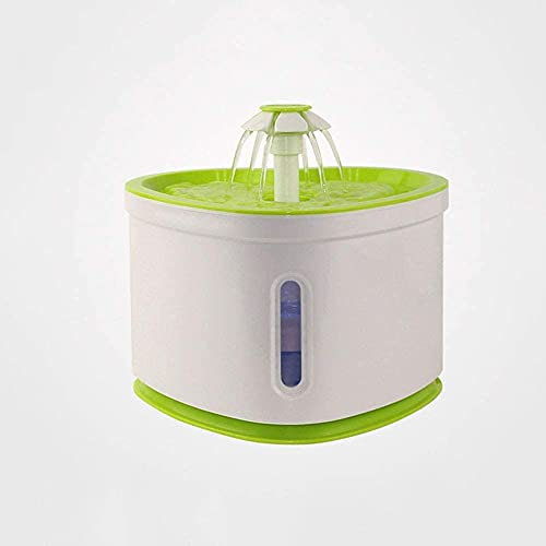 Fuente De Agua Usb Para Gatos, Fuente De Agua Para Gatos, Dispensador AutomáTico Tipo Flor De 2l Con Ventana De Nivel De Agua, SúPer Silencioso Para Perros Gatitos