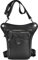 KPYWZER Vintage Leder Hüfttasche Drop Bein Tasche für Männer Frauen Gürtel Hip Bauchtasche Mehrzwecktasche Motorrad Fahrrad Outdoor Sport Taktische Radfahren Reiten Wandern Camping, 05-schwarz