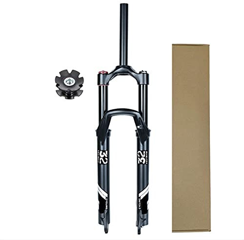 VPPV Fahrrad Luftgabeln Absorber 26 27,5 29 Zoll Aluminiumlegierung 1-1/8 ” MTB Federgabel Fernbedienung QR 9mm Federweg 140 mm (Farbe : A, Size : 27.5 inch)